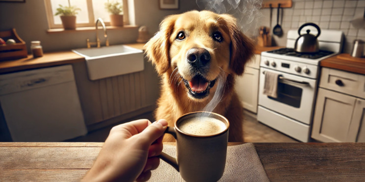 Dürfen Hunde Kaffee trinken?