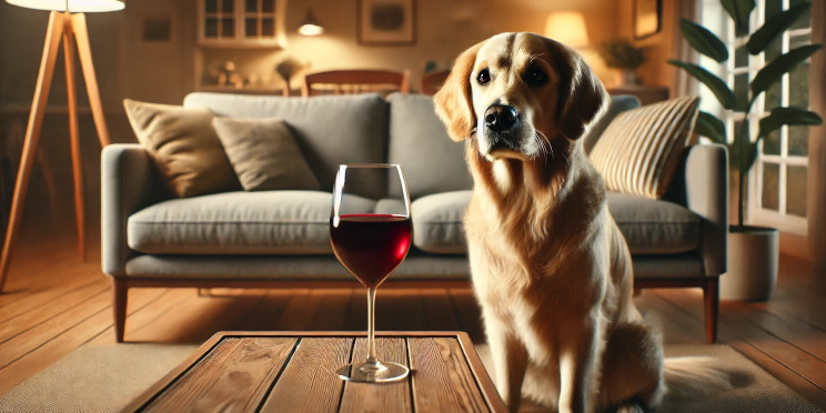 Dürfen Hunde Wein trinken?