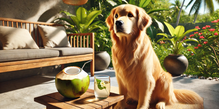 Dürfen Hunde Kokosnusswasser trinken?